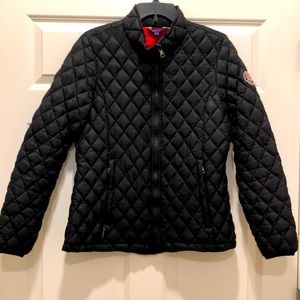 Madden Girl light puffer coat (Black, Size L)